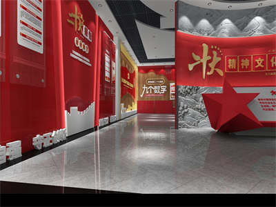 党建展厅文化墙